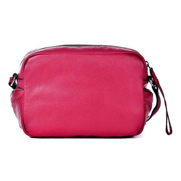 Sanctuary HERO New Leather Crossbody X-body Shoulder Handbag RED/Beet ๐HP๐ - Picture 5 of 13